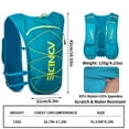 thumbnail image 3 of AONIJIE Running Hydration Backpack with 1.5L Bladder, Adjustable & Lightweight Hydration Vest for Hiking Cycling Race Marathon, 3 of 5