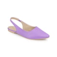 thumbnail image 1 of BLISSFUL STEP Valentine's Women's Shoes Slingback Pointed Toe Flat Shoes Lavender 7.5, 1 of 7