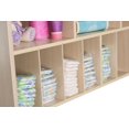 thumbnail image 3 of Foundations Wall Mounted Diaper Organizer, 11 Storage Cubbies, Durable Wood, Natural, 3 of 3