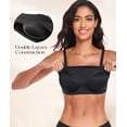 thumbnail image 5 of Exerin Women's Wireless Bras Full Coverage Support Seamless Plus Size Bra(Black,XL), 5 of 6