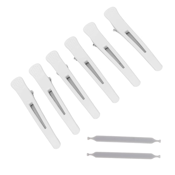 Pinzas para el cabello BuyWeek 6 piezas con banda de silicona