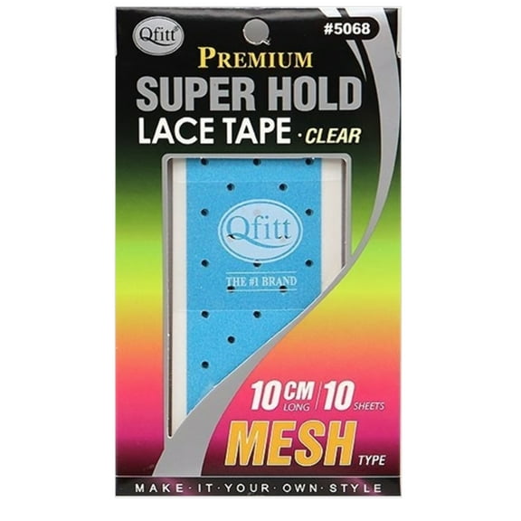 Qfitt - Premium Super Hold Lace Tape Clear Mesh Type