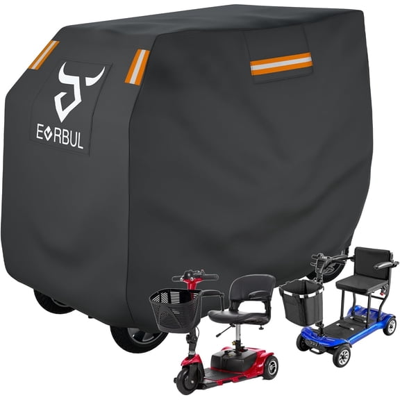 Mobility Scooter Cover Heavy Duty Waterproof for 57"L x 27"W x 39" H 420D