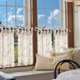 thumbnail image 2 of Cortinas Jinchan de Lino Floral con Cierre Superior 61x61 cm Beige Topo, 2 of 9