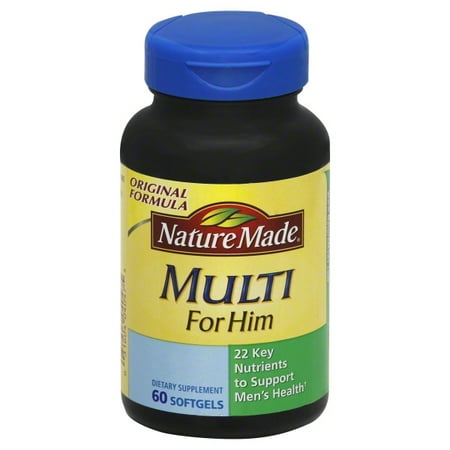 Nature Made Nutritional Products Nature Made  Multi for Him, 60 (Best Nature For Shaymin)