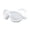 white, variant on Adult Large Frame Silicone Swimming Goggles, HD Transparent Anti-Fog Waterproof Swim Goggles, UV Protection Swimming Glasses for Men Women Pool Water Sports(white)