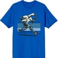 thumbnail image 3 of Rugby Goose Step Adult Royal Blue Crew Neck Short Sleeve Tee-XS, 3 of 4