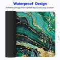 thumbnail image 4 of nygtbtfer Mouse Pad, Black Green Golden Mouse Pad, Modern Marbling Mousepad, Custom Small Mouse Pads with Designs, Portable Office Non-Slip Rubber Base Wireless Mouse Pad for Laptop 31.5x11.8 in, 4 of 6
