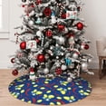thumbnail image 5 of Sikiie Lemons And Chili 30-48 inches {designName} Print Christmas Tree Skirt Snowman Xmas Tree Skirt with Edge Christmas Decorations for Holiday Party-48", 5 of 7