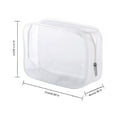 thumbnail image 2 of Bolsa de aseo Homtable, paquete de 5 unidades, de plástico transparente, aprobada por la TSA, 2 of 7