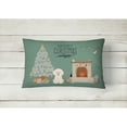 thumbnail image 2 of Bichon Frise Christmas Everyone Canvas Fabric Decorative Pillow, 2 of 4