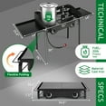 thumbnail image 4 of UBesGoo 2 Burner Propane Camping Stove with Wind Panels, 4 of 7
