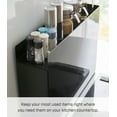 thumbnail image 4 of Yamazaki Home Sliding Drawer Seasoning Rack, Black, Steel, 4 of 7