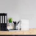 thumbnail image 3 of 1Set Transparent Rectangular Notebook Cover for Loose Leaf Binder Cover Suitable for Handbook 11.4X7.3X2.0In, 3 of 8