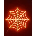 thumbnail image 2 of Glowneon Spider Web Neon Sign, Halloween Decor, 2 of 4