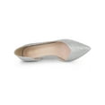 thumbnail image 4 of BLISSFUL STEP Glitter Pointed Toe Stiletto Heels Pumps for Women Silver 11, 4 of 7