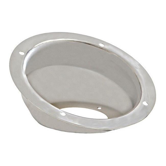 21 deg 6.25 in. Stainless Steel Fuel Filler Dish