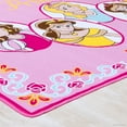 thumbnail image 5 of AllStar Pink Rug Kids / Baby Room Area Rug. Princess Bright Colorful Vibrant Pink Colors (4' 11" x 6' 11"), 5 of 6