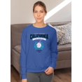 thumbnail image 2 of California Baseball W Flames Sweatshirt Women -Image by Shutterstock, Female Medium, 2 of 4