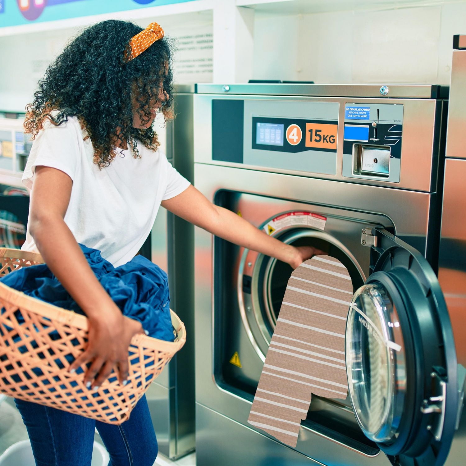 Outdoor Washable Weston Tan & Ivory 7' x 9' Area Rug