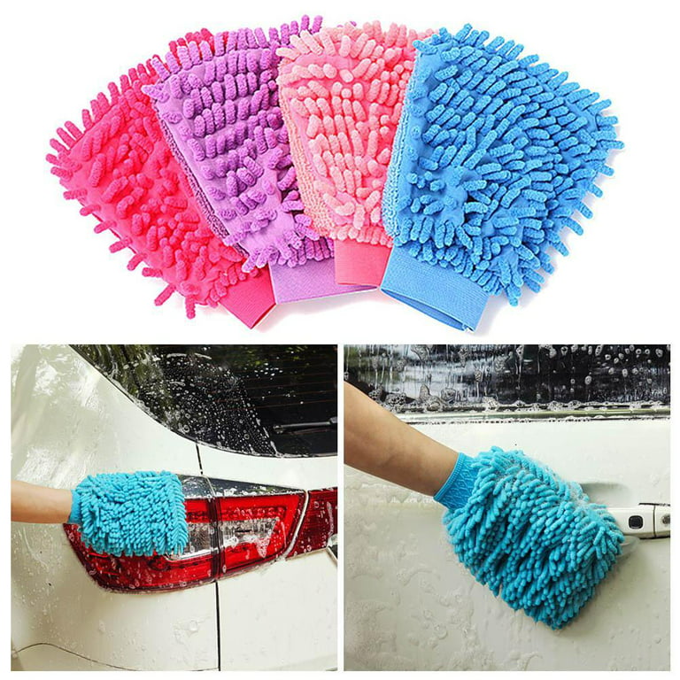 Super Soft Microfiber Car Cleaning Cloth and Wash Mitt 1700 GSM Combo –  Autohub