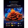 thumbnail image 4 of Portable Monitor 15.6 Inch OLED 3456*2160P 4K 60Hz, 16:10, 100000:1 Contrast 110.9% DCI-P3, USB-C HDMI Computer Screen for Laptop PC Mac, 4 of 11