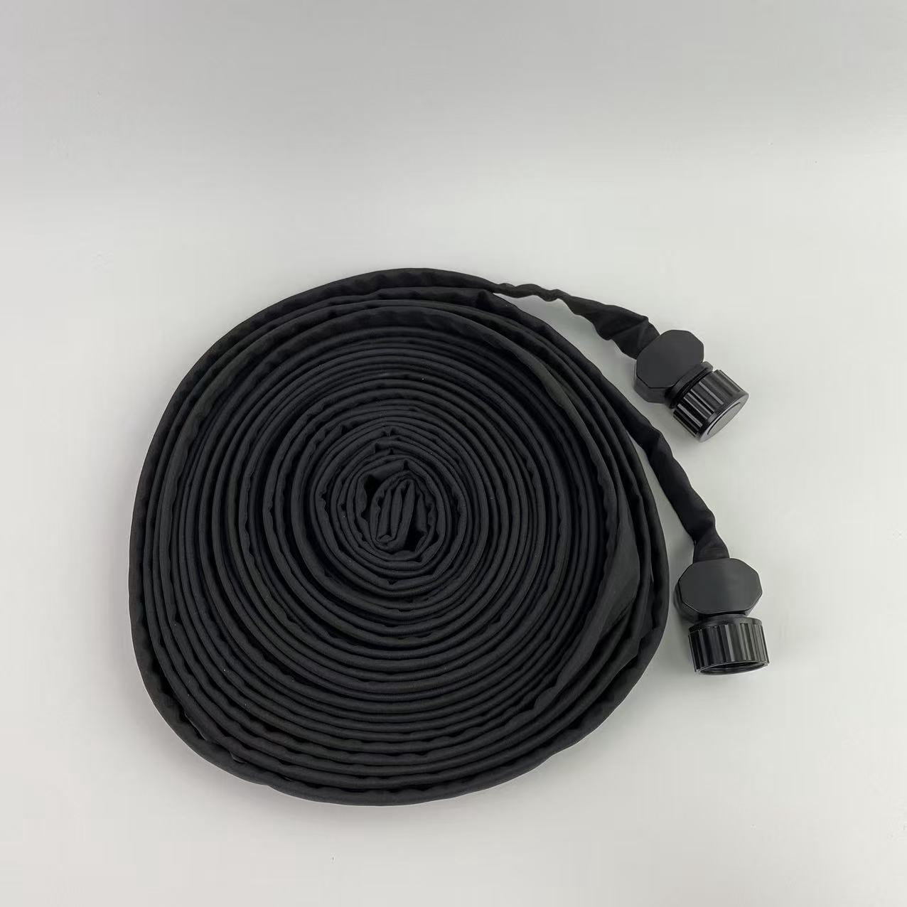 RigBuilt Garden hoses, not of metal,Flat Soaker Hose for Garden Bed,25 50 75ft 50ft*2 1/2" Linkable Consistent Drip Irrigation (50FT)