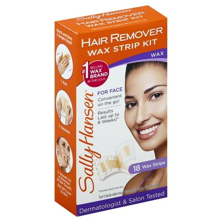 Sally Hansen Hair Removal Wax Strip Walmart Com