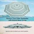 thumbnail image 4 of Yescom 10 Ft 3-Tier Patio Umbrella Replacement Canopy Market Table Top Pool Backyard, 4 of 11