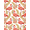 Pink Ivory, Pattern 19, variant on ODIKA Stripe Motif Confetti Border Whimsical Wreath Repeating Botanical Refined Stain Resistant Low Profile for Dorm Room, Small Living Apartment