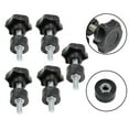 thumbnail image 3 of 5 Pcs Star Shape Thread Clamping Handle Bolt Bakelite Hand Knob Tighten Screw M6, 3 of 9