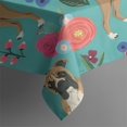 thumbnail image 5 of BoxerDog and Pioneer Flower Square Tablecloth,Waterproof Square Table Cover,Wipeable Spillproof Washable Table Cover for Home Kitchen Party Decor 60"x60"(152x152cm), 5 of 6
