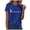 Blue, variant on Heevina Short Sleeve Shirts for Women Cat Mom Cats Heart Crewneck Tshirts Casual Summer Fall Fashion Trendy Tops (Purple, M)