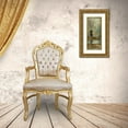 thumbnail image 3 of Goldberger, Jennifer 16x32 Gold Ornate Wood Framed with Double Matting Museum Art Print Titled - Teal Patina II, 3 of 4