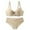 Beige, variant on Matching Bra and Panty Sets, Prolriy 2 Piece Underwear Set for Women Bras and Regular Fit Comfort Padded Bra and Panty Wireless Bralette Womens Underwear Beige 80B