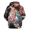 thumbnail image 3 of Mobile Suit Gundam Hoodie 3D Print Pullover Hooded Long Sleeve Sweatshirts Tops Blouse with Pocket for Mens Womens, 3 of 8
