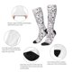 thumbnail image 3 of Fotbe Cowboy Calcetas Divertidas Estampadas para Hombre y Mujer, Calcetas de Algodón hasta la Rodilla para Caminar, Correr, Enfermería y Embarazo, 3 of 6