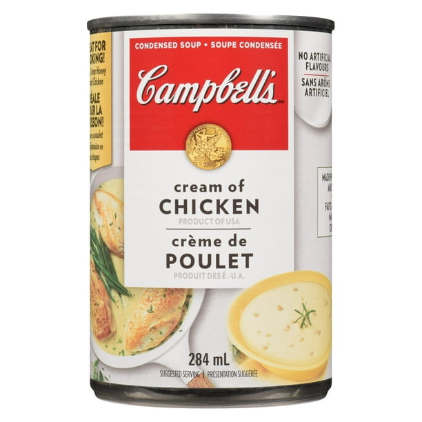 Soupe à la crème de poulet condensée de Campbell's 284 ml