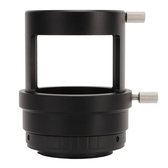 Spotting Scope Camera Adapter Tube, Male Thread M42x0.75 T2 To OM SLR Camera Adapter Tube Aluminum Alloy Diameter Regulating Valve Easy Install for Shooting