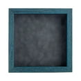 thumbnail image 2 of 13x13 Distressed Blue Shadowbox Frame - Interior Size 13x13 with 1" Usable Depth - Dark Grey Acid-Free Suede Backing, 2 of 5