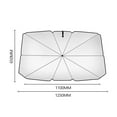 thumbnail image 5 of Graflsoa Compact Car Sunshade Umbrella with Silver Coating - Small Size, Heat Reflective, UV Protection for Vehicle Windshield, 5 of 5