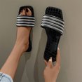 thumbnail image 5 of Dvkptbk Womens Flat Sandals Open Toe Slides Adjustable Slip On Slippers for Summer for Beach, Home, Indoor Outdoor Use ummer, 5 of 5