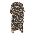 thumbnail image 2 of HELLHERO Polyester Bathing Suit Cover Up for Vacation Breathable Free Size Long Kimono Swimsuit Cover Up Chicken, 2 of 6