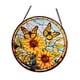 thumbnail image 4 of Adorno colgante de cristal redondo con forma de girasol para jardines, patios y oficinas. Estilo B, 4 of 9