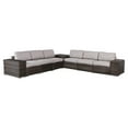 thumbnail image 1 of Living Source International Ensemble Sectionnel 9 Pcs avec Coussins en Espresso, 1 of 3