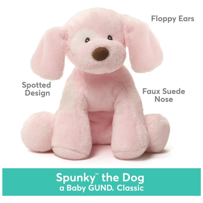 Pink stuffed animal dog sale