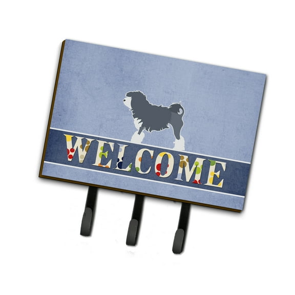 Caroline's Treasures BB5539TH68 Lowchen Welcome Leash or Key Holder, Triple, multicolor