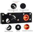 thumbnail image 2 of Chamfer Plane for Wood Woodworking Edge Corner Plane Hand Planer Tool with 7 types of Cutter Heads Woodworking Tools for Professional Woodworkers and Beginners (black), 2 of 9