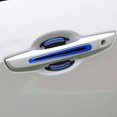 thumbnail image 3 of Car Outer Wrist Door Handle Reflective Stickers Universal Safety Reflective Warning Scratch Resistant Stickers 8PCS (Black-Blue), 3 of 5