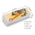 thumbnail image 2 of Casablanca Estuche Rígido para Gafas de Cuero PU Protector con Forro de Felpa Premium Suave para Hombres y Mujeres, 2 of 6